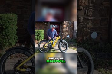 Electric Bike Adventure: Meet Monkey Wrench Mike & MachWill Obsidian 2.0! #shorts