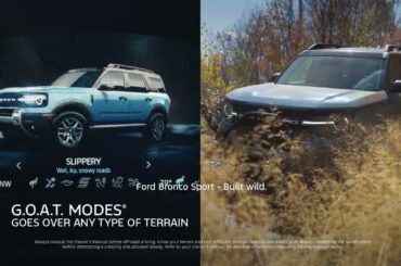 2025 Ford Bronco Sport® SUV | G.O.A.T. Modes