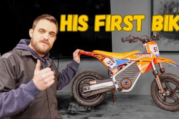 I Built My Son His First Motorcycle | Electric Dirt Bike Build