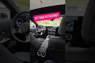 Genial oder einfach kitschig? Mercedes CLA EQ Display mit neuer Grafik. #ev #cars #reels