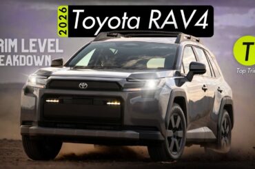 ALL-NEW! Trims & Options Explained for 2026 Toyota RAV4 - Hybrid & Plug-in