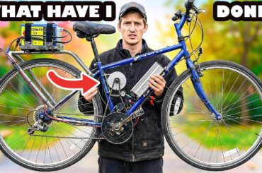 This Temu kit DIY E-Bike is Terrifying