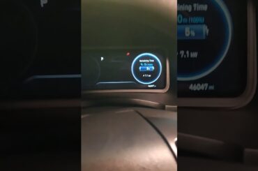 How long it usually takes for your electric car to charge on a slow charger! #ev #charging #car