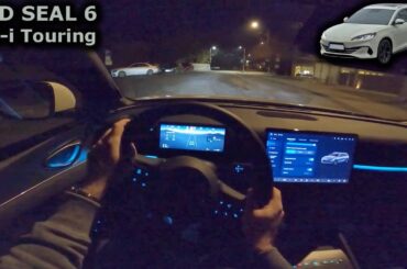 2025 BYD SEAL 6 DM-i Touring | plug-in hybrid Super DM | night POV driving