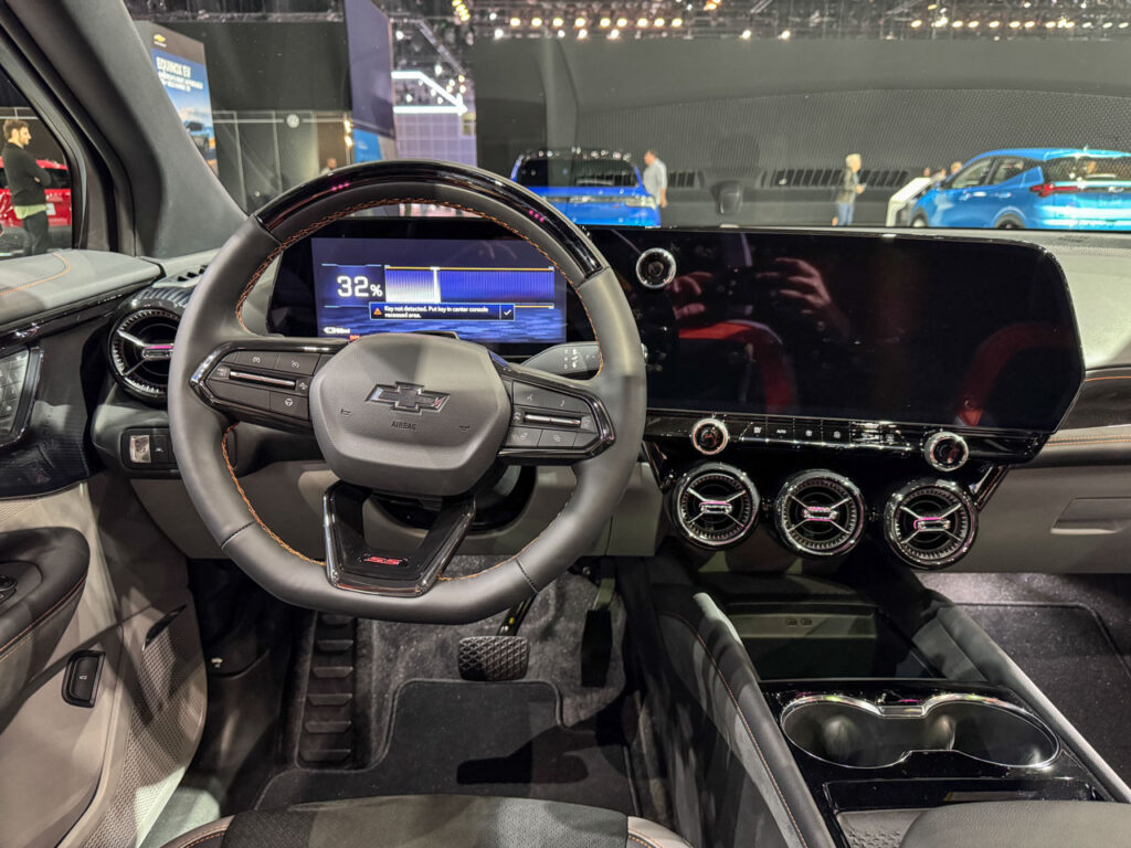 2026 Chevrolet Blazer EV SS steering infotainment