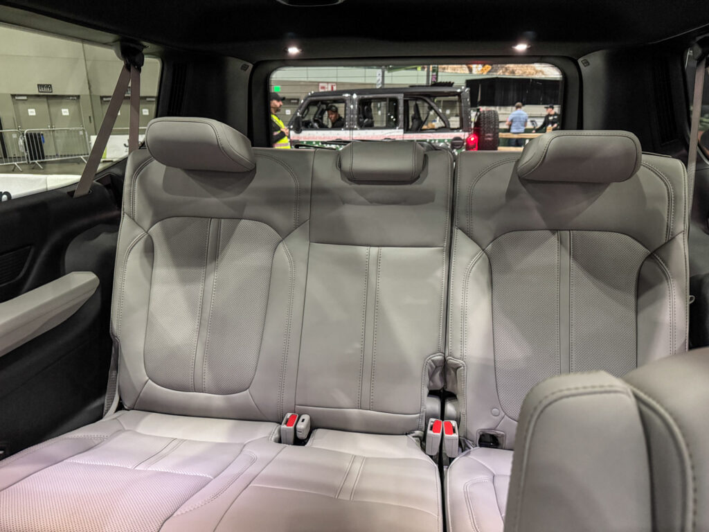 2026 Jeep Grand Wagoneer third row seat