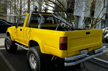 I think these wheels and tires are modifications but i am not sure which toyota truck this is