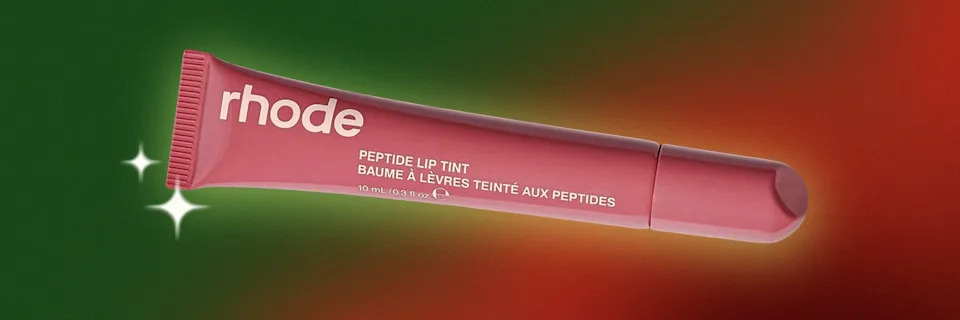 Pink Rhode peptide lip tint