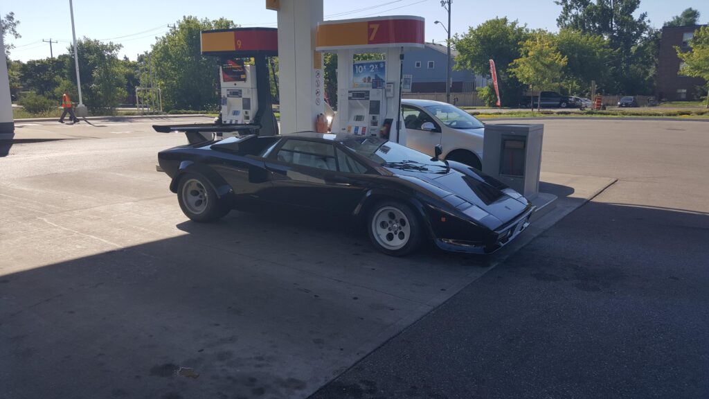 Spotted this at a gas station in east Toronto a few months back [Lamborghini Countach 5000]