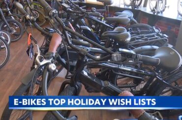 E-bikes top holiday wish lists, but sellers urge road safety
