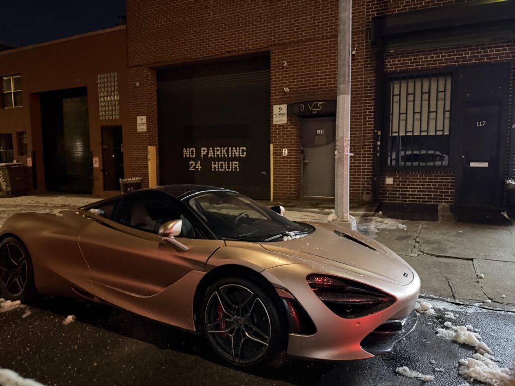 Spotted this [McLaren 720S] parked on some side street in Brooklyn in a bad area