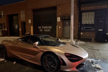 Spotted this [McLaren 720S] parked on some side street in Brooklyn in a bad area
