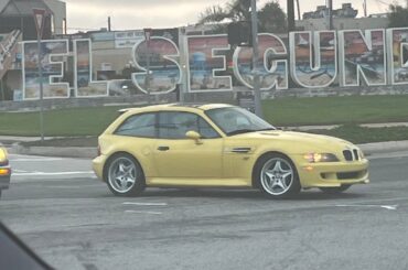 Dakar Yellow is a rare enough color on its own without it being on a [BMW Z3M Coupé]