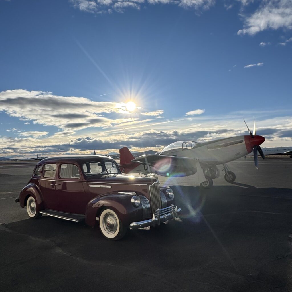 1941 Packard and a 1944 P51D Mustang