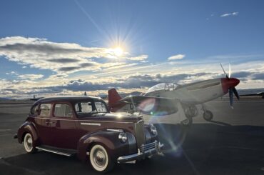 1941 Packard and a 1944 P51D Mustang