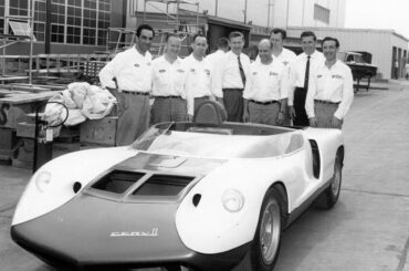 All buttoned up and ready to show, Cerv II is rolled out at the GM Technical Center in Warren, Michigan.