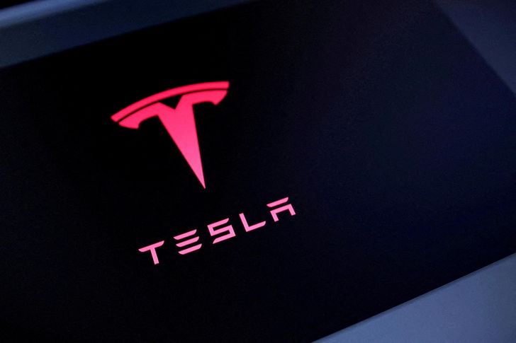 Tesla's logo is seen in this illustration taken July 23. Reuters-Yonhap