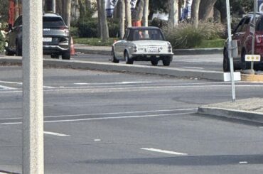 [Unknown] tiny old school car I spotted