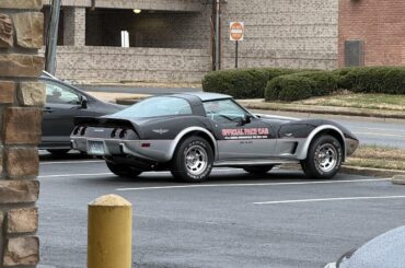 My wife just saw this [Chevy Corvette] official pace car of the `78 Indy 500