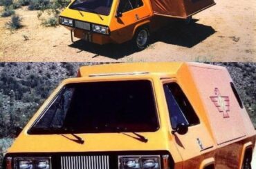 Volkswagon Phoenix Van, a compact van that converts to a tent-style notorhome, late 1970s.