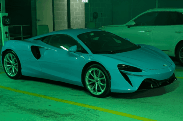 [McLaren Artura] in Millennium Park garage in Chicago