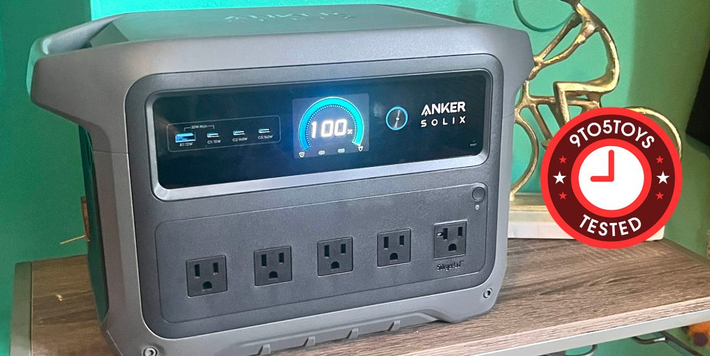 Anker's SOLIX C1000 Gen 2 power station with 9to5Toys tested logo