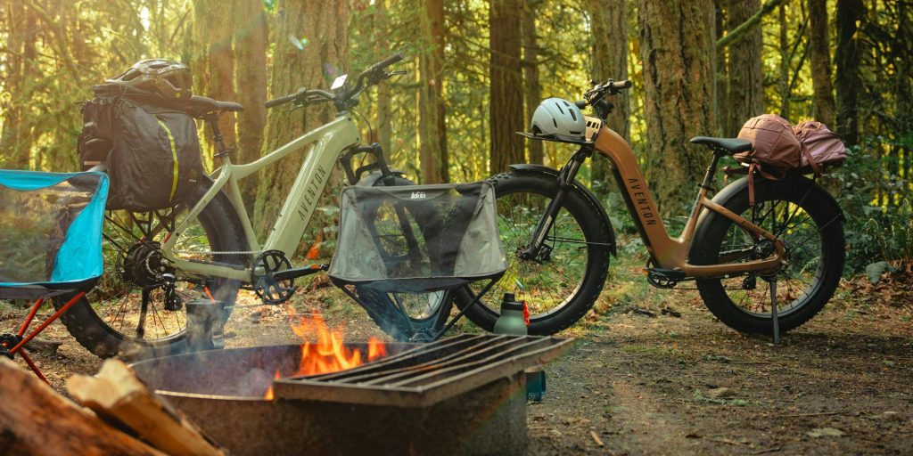 Bicycles bikes parked next to a fire