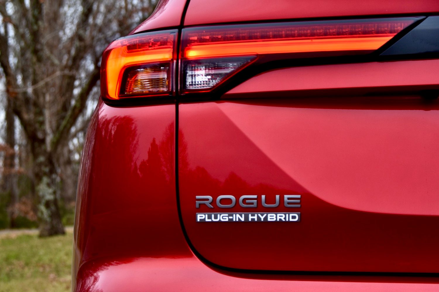 2026 Nissan Rogue Plug-In Hybrid badge