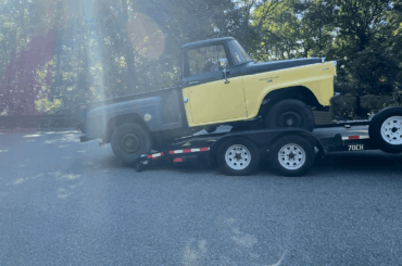 Bringing home Scrappy [1957 International Harvester A120 4x4]