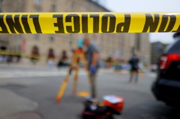 Boston Police investigated an accident involving an e-bike and a pedestrian in front of the Boston Public Library on Aug. 6. The pedestrian, Minh Dang, 64, of Braintree, subsequently died from the injuries.