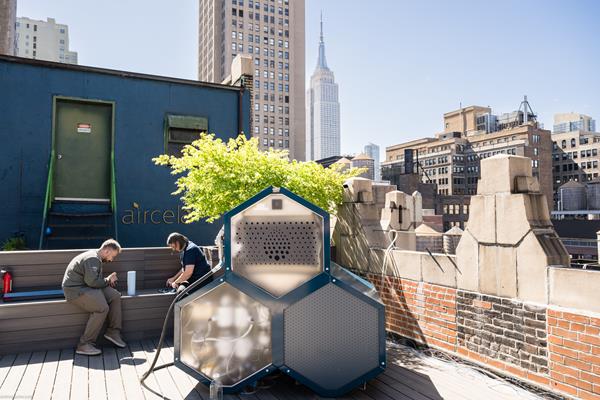 Aircela’s Modular Machine Was Unveiled On The Rooftop Of The Company’s New York City Headquarters