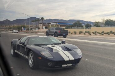 Saw a [Ford GT] while visiting family in Las Vegas!