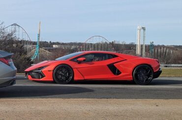 I spotted Mario Andretti in his [Lamborghini Revuelto] in Pennsylvania