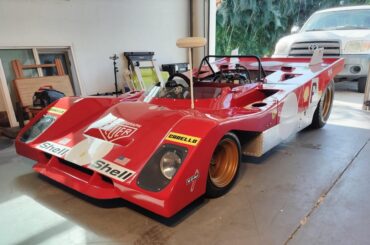 Ferrari 312pb replica go-kart progress. 1/2 done one door and engine cover left.