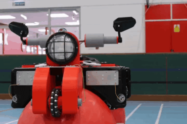 James Bruton builds his own omnidirectional bike with wheels made of large plastic circus balls that can drift and rotate 360 degrees.