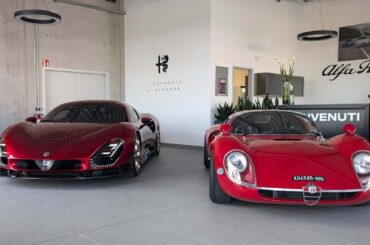 Alfa Romeo 33 Stradale, old vs new [1920x1080]