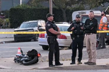 Man injured after crashing e-bike into car in San Luis Obispo