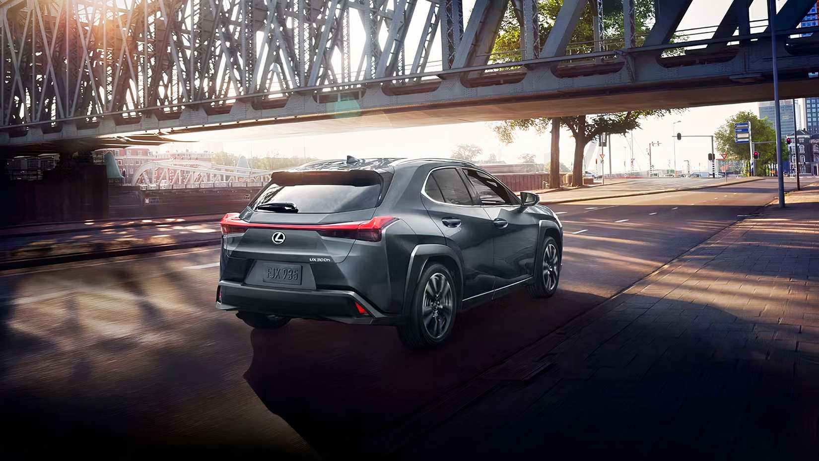 2025 Lexus UX, rear 3/4