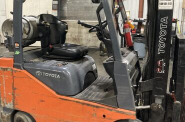 The Toyota 8FGCU18, the official car of…