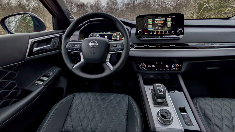 2026 Nissan Rogue Plug-In Hybrid dashboard.