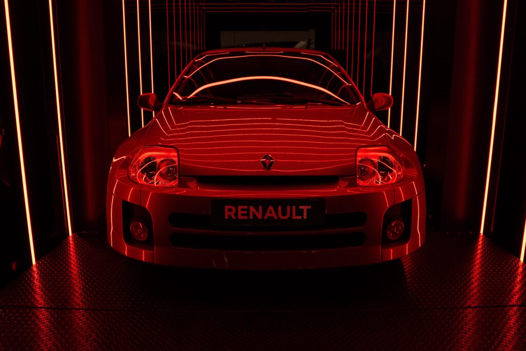 At the Renault centre in paris [renault clio rs v6]