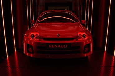 At the Renault centre in paris [renault clio rs v6]