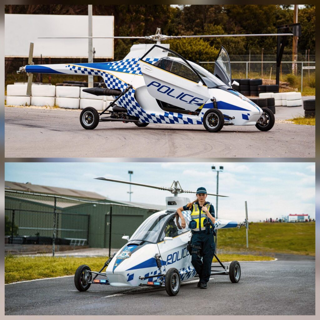 Pegasus E flying car/helicopter hybrid (that also has a hybrid powertrain), the official vehicle of...?