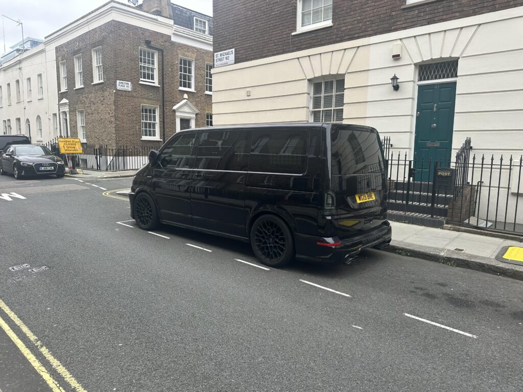 Kitted up Volkswagen T6 Transporter i saw in London the official car of…………………