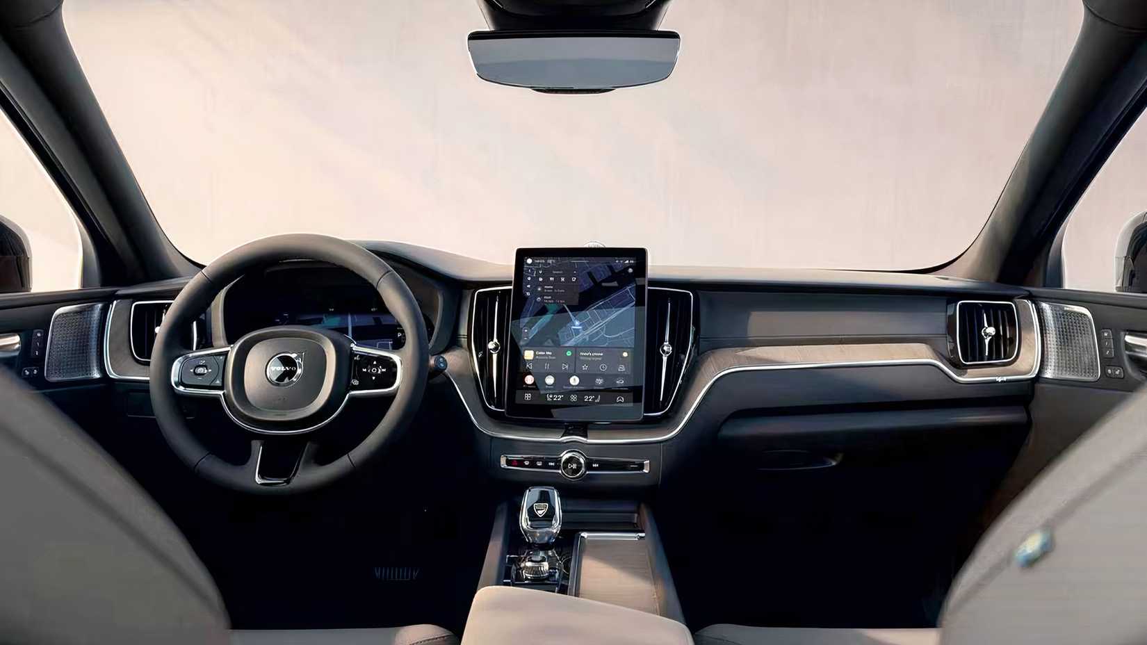 2026 Volvo XC60 T8 Ultra interior showing cockpit