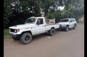 CAT swapped Toyota Land Cruiser, official pickup of…?