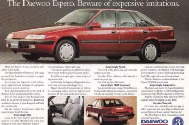 Daewoo Espero the official car of?