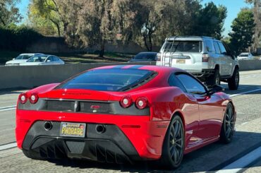 I spotted a [Ferrari 430 Scuderia]