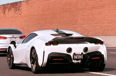 This white [Ferrari SF90] on the 5N most likely coming from South OC CnC.