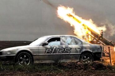 BMW E38 7 Series used as a missile launch vehicle by Ukraine against Russia (not AI)